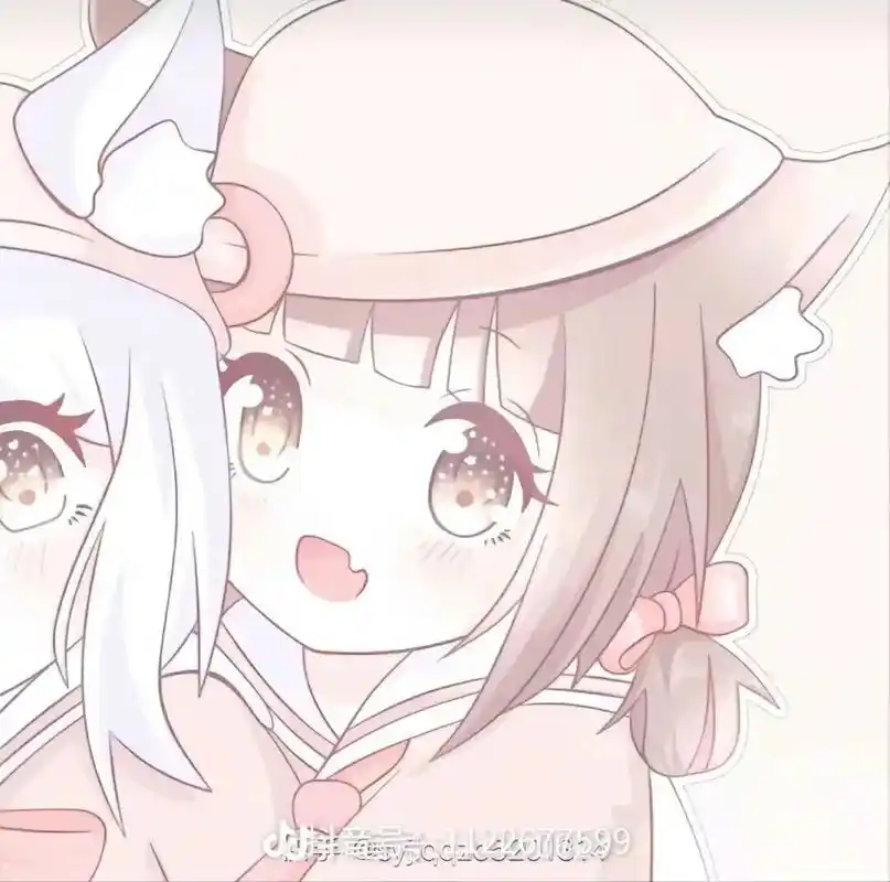 可爱头像女卡通呆萌 #姐妹头像换起来啊 #我又来送图啦 - 抖音