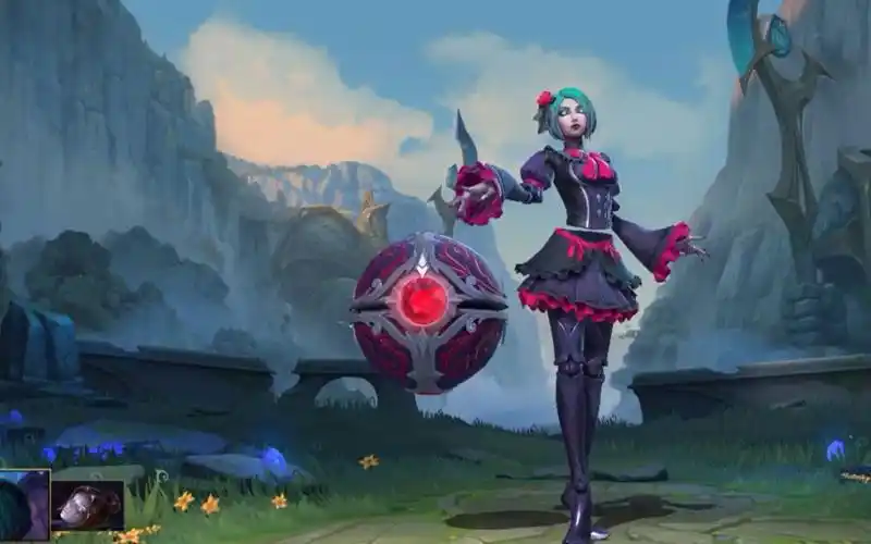 lol英雄联盟手游哥特女仆奥莉安娜发条皮肤视频gothicoriannaskin