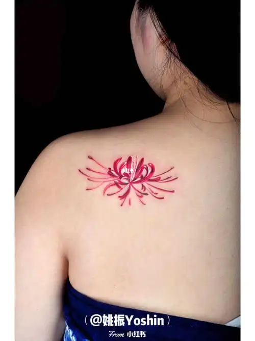 西安纹身  #西安纹身店  #小清新纹身  #彼岸花  #彼岸花开  #彼岸花
