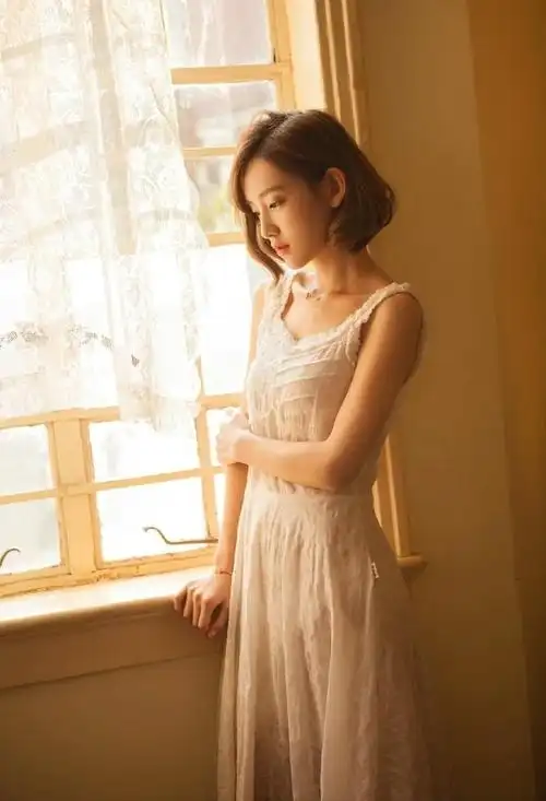 清晨安静少女李唯美惬意生活优雅写真