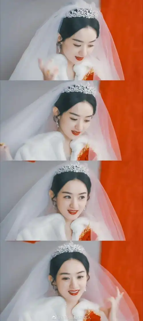 赵丽颖首次在剧中穿婚纱这才是何幸福最美的样子