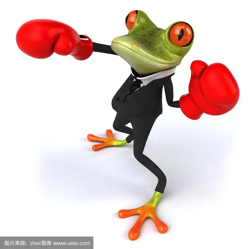 青蛙,商务,拳击,形状,绿色