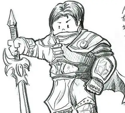 盖伦简笔画教程 简笔画图片大全-蒲城教育文学网英雄联盟盖伦简笔画