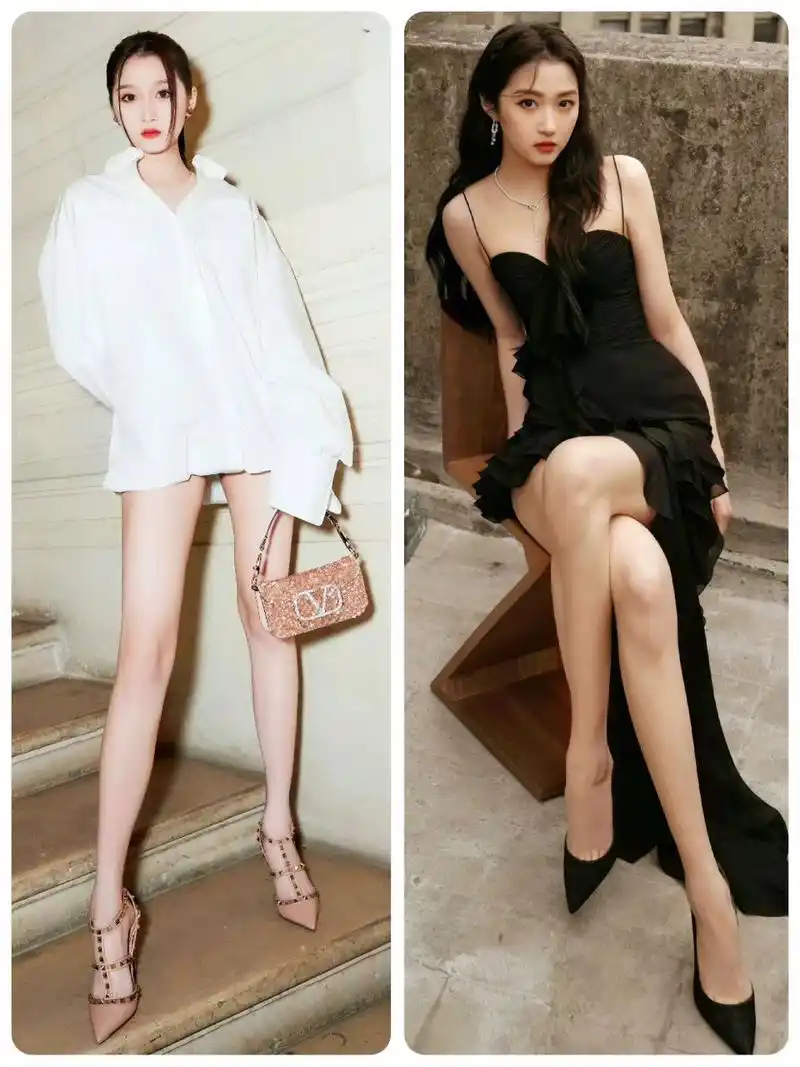 关晓彤～大长腿无敌又性感,黑白写真混合集.