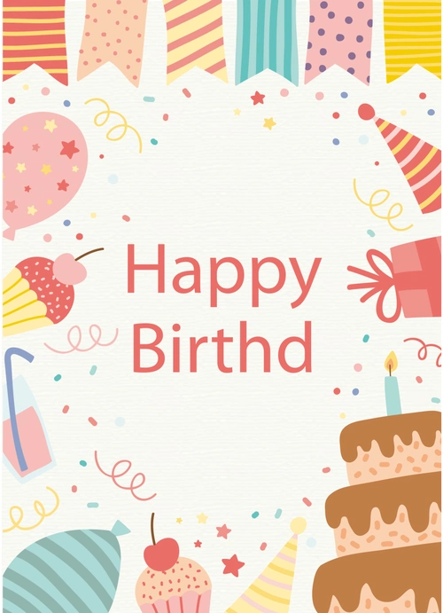 生日主题海报背景素材 (1)