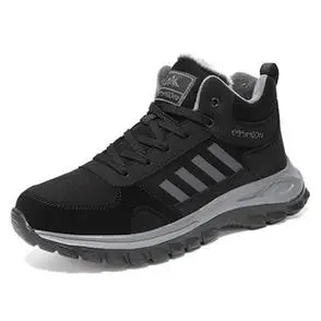 冬季雪新品老年保暖鞋防滑软底老人棉鞋加绒爸爸鞋男加厚东北男士