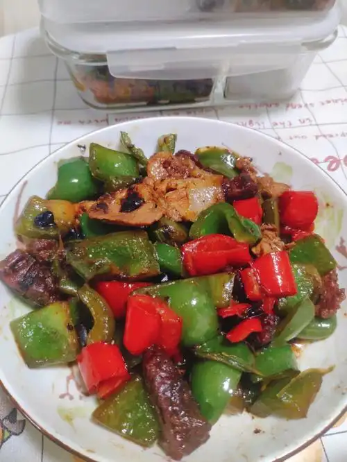 菜椒青椒炒五花肉腊肉09日常菜谱分享