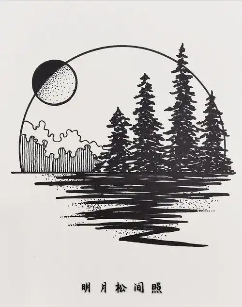 黑白画——画中有诗 - 原创作品 - 站酷(zcool)