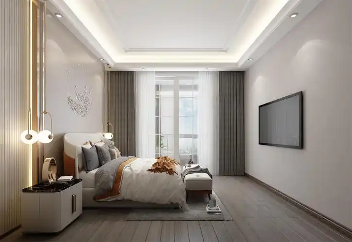 现代法式案例分享_效果图区_室内设计联盟 - powered by discuz!