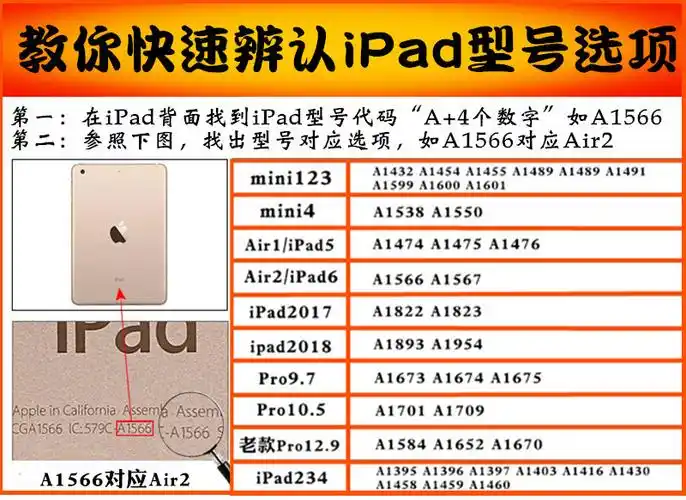 新ipad型号