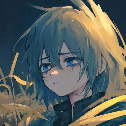 伤感头像男生孤独动漫图片