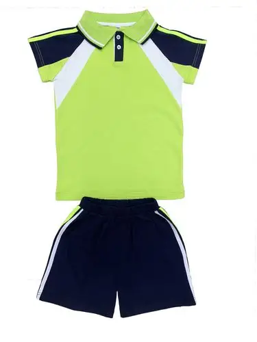 夏季校服短袖polo领团体服幼儿园园服班服运动套装小学生定制体恤