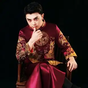 001人已购买立体盘锦绣秀禾服男装2021新款中式新郎结婚礼服龙凤褂