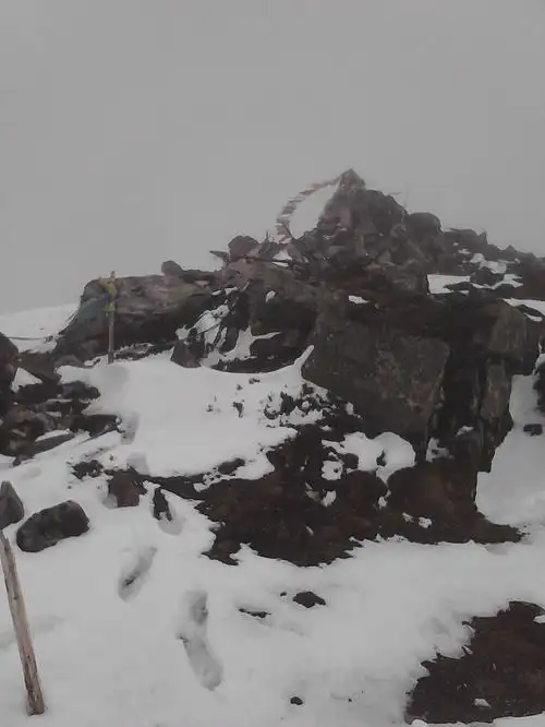 看到经幡,就是多雄拉山口了