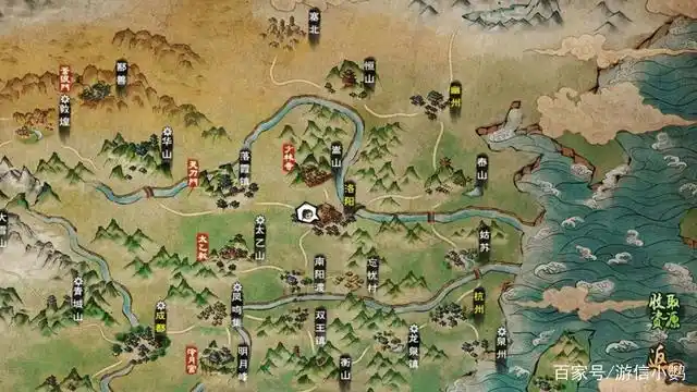 烟雨江湖地图一览图