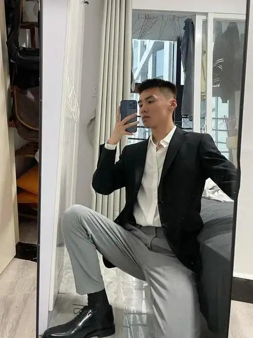 正装皮鞋超帅的好吧