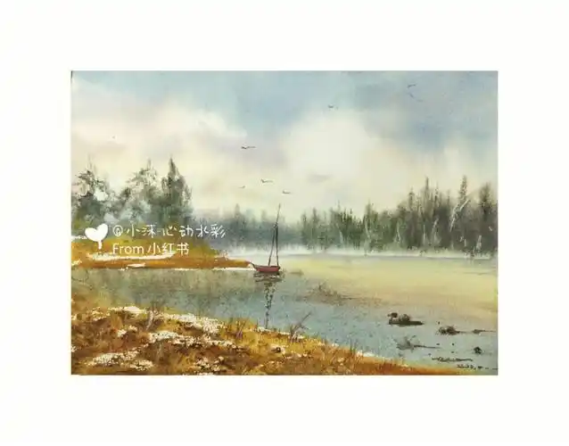 画画的日常  #水彩画  #线稿  #自学水彩  #画画  #水彩画教程