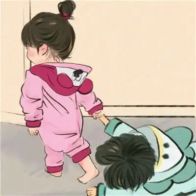 情侣可爱情头一对超可爱图片 最新微信2023卡通情侣头像大全_情侣头像