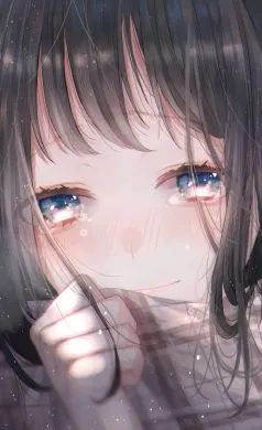 流泪伤心的动漫少女