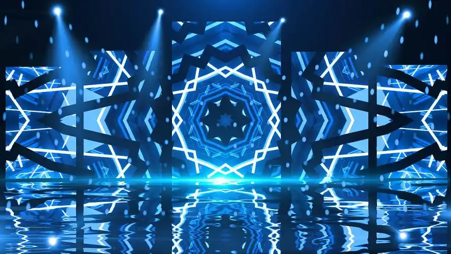 4k蓝色动感街舞舞蹈背景街舞舞蹈视频背景