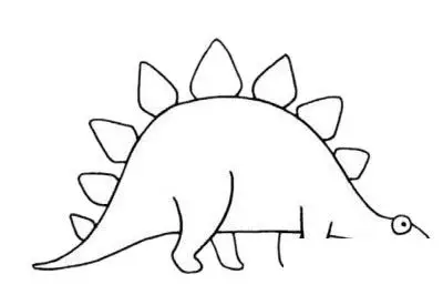 各种卡通恐龙简笔画步骤画法及图片大全