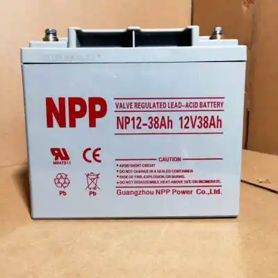 【npp原装耐普蓄电池np12-38免维护胶体电瓶直流屏ups后备电源】价格_