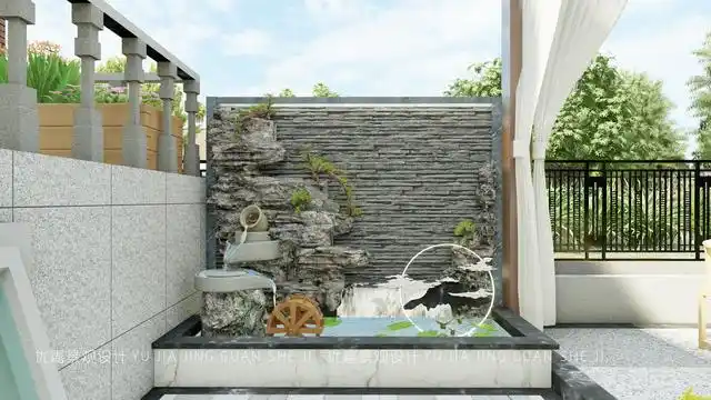 最新最全的多种风格庭院水景设计!(内附100张效果图)