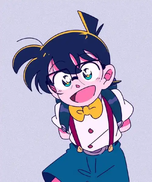 名侦探柯南#柯南 可爱小学生    (x:bleucalire )