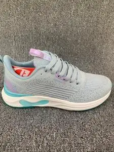 新款宝超男女同款运动鞋网面缕空透气夏季网鞋休闲休闲跑步旅游鞋