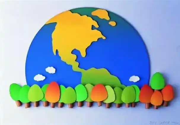 100张幼儿园创意墙面手工粘贴画让教室美如画