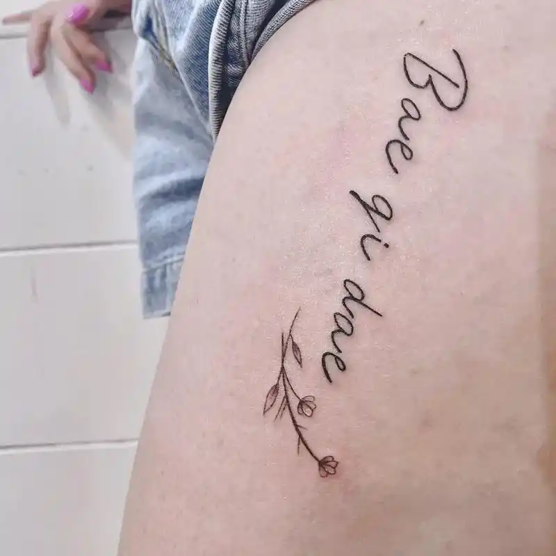 爱人名字纹在身上也是需要勇气的98仁川纹 - 抖音