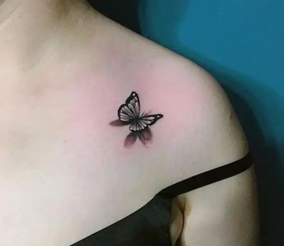 女生向肩膀唯美纹身图案组图2