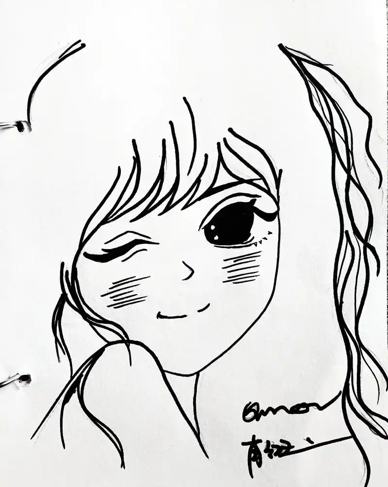 自学画画 #手绘动漫人物 #零基础学画画  - 抖音