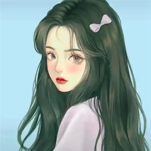 超好看的气质女生手绘头像