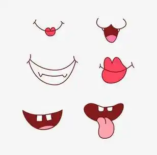 嘴巴简笔画人物卡通嘴巴嘴巴卡通简笔画卡通动画嘴卡通简笔画这是一组