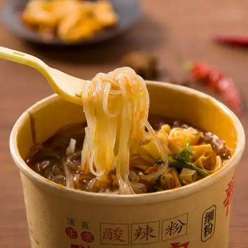 嗨吃家酸辣粉6桶装明星代言清真款红薯细粉正宗重庆酸辣粉