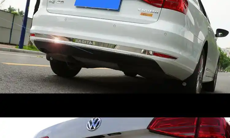 15-22款速腾专用后保险杠亮条 不锈钢后杠饰条速腾外饰改装条 19-21款