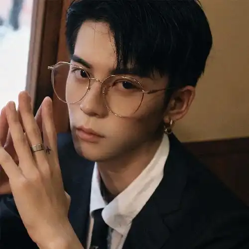 金属流线眼镜网红款痞帅男潮斯文败类大框电脑防蓝光防辐射近视镜