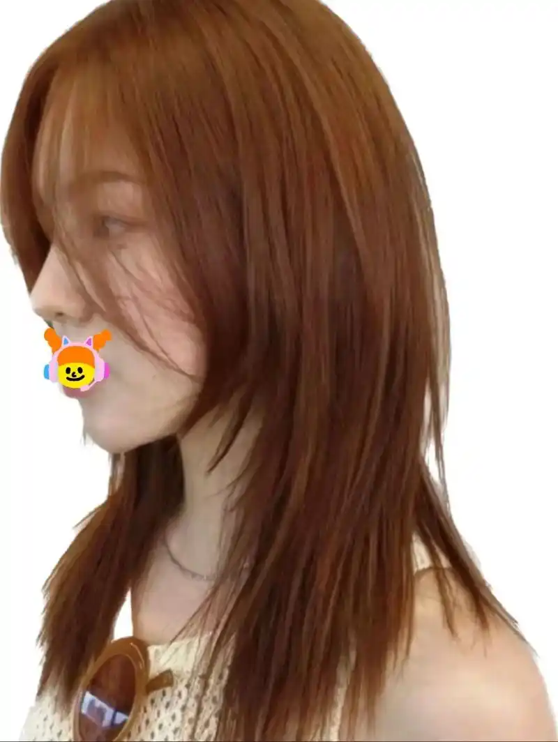 酷感高层次碎发 增加头发发量和层次效果 特别适合头发细软服帖 贴头