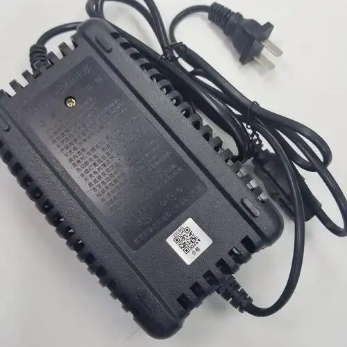 爱玛adzm4812瓶车电动原装安时12ah2048v充电器插头电动车充电器