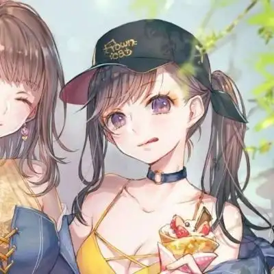 超酷动漫闺蜜头像高清好看的动漫闺蜜头像一萌一酷霸气图片