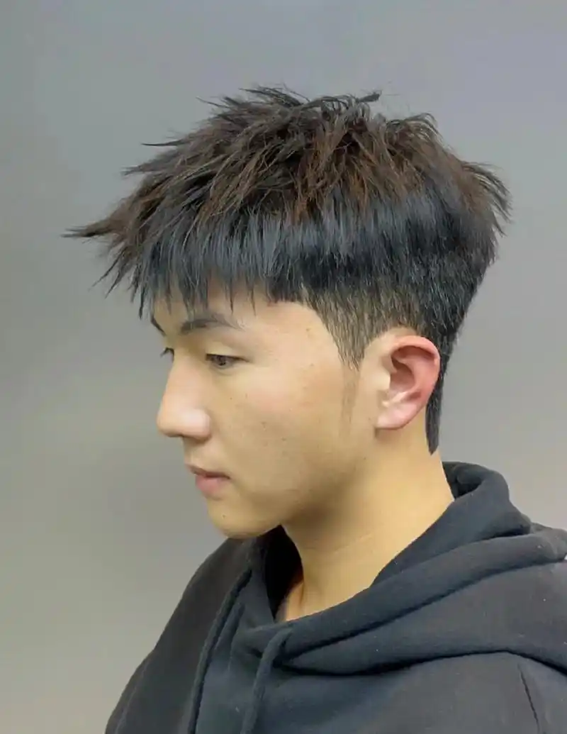 摩根烫.摩根立体前刺 烫摩根碎盖的好处就是方便打理 手残党的 - 抖音