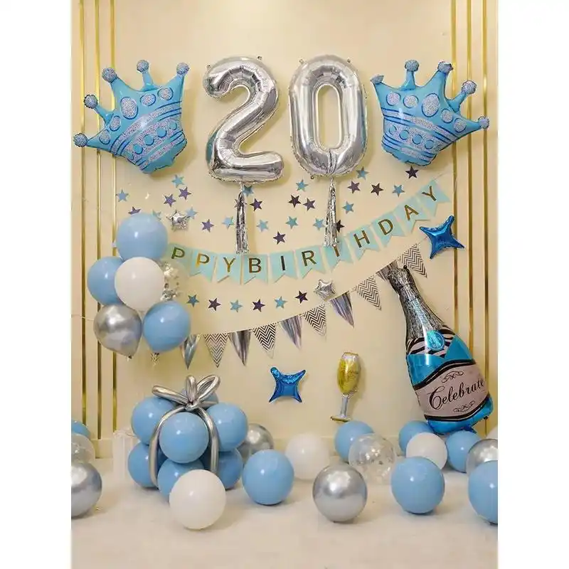 18岁生日派对必备,超级好看的气球装饰!简单易用,让我的派对 - 抖音