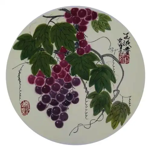 徐云宝绘画作品(圆形底版系列)
