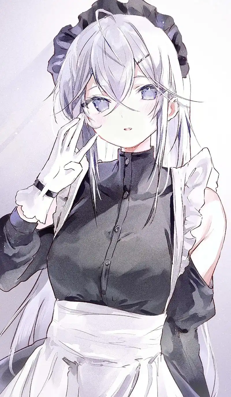 白发#白毛美少女 #二次元#壁纸#美图 这次是白毛美少女 - 抖音