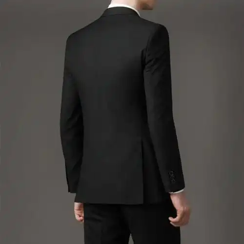 西服套装男士双开叉修身韩版西装新郎伴郎结婚礼服开双叉职业正装