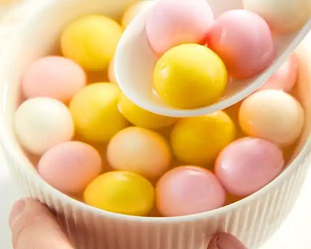 思念小小汤圆三合一300g大黄米速冻酒酿圆子黑芝麻冷冻元宵甜点心思念