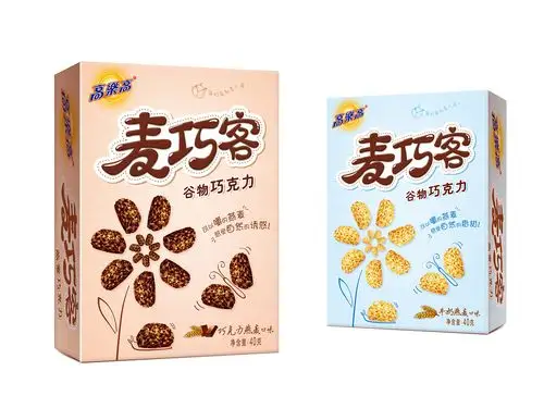 巧克力燕麦零食包装设计