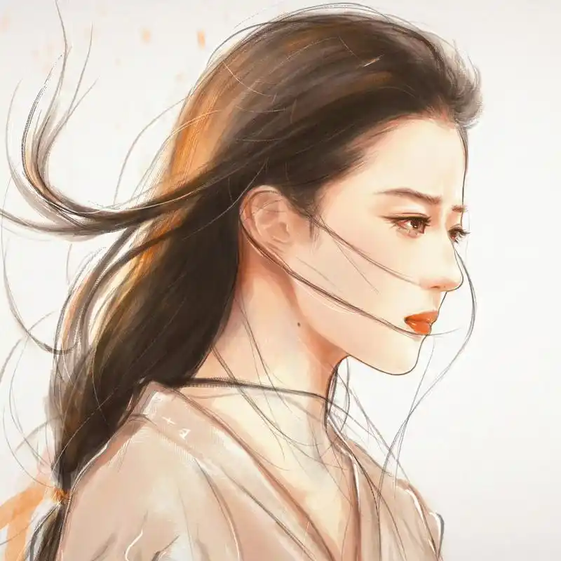 刘亦菲姐姐手绘头像