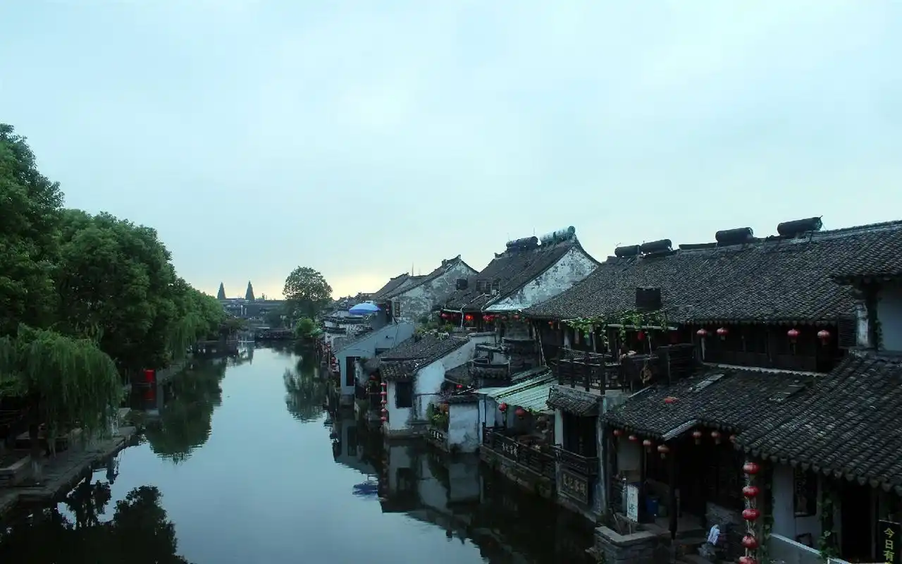 水乡古镇特色古建筑唯美高清桌面壁纸